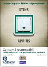 Stop risipei! Inchide, stinge, recicleaza!